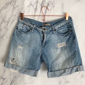 Forever21 ripped jean shorts